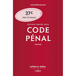 Code pénal 2024, annoté - Occasion