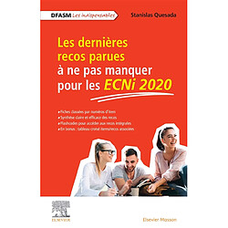 Les dernières recos parues à ne pas manquer pour les ECNi 2020