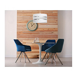 Avis Helam Suspension Helen - Plastique, Tissu Argent Blanc