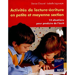 Activités de lecture et d'écriture en petite et moyenne section - Occasion