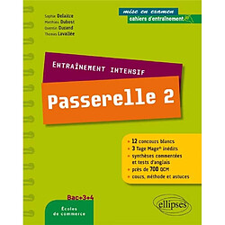 Entraînement intensif concours Passerelle 2 : écoles de commerce, bac+3 +4