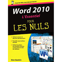 Word 2010 : l'essentiel pour les nuls - Occasion