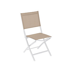 Avis HESPERIDE Chaise Essentia - Lin et Blanc