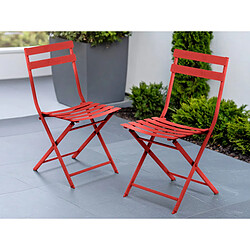 Hespéride Chaises de jardin Greensboro - Groseille