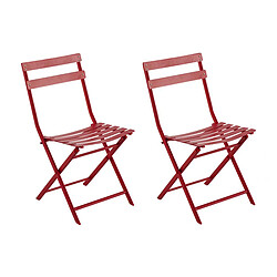 Hespéride Chaises de jardin Greensboro - Groseille