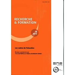 Recherche et formation, n° 78. Les cadres de l'éducation · Occasion 