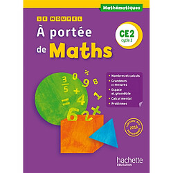 Le nouvel A portée de maths, mathématiques, CE2, cycle 2 : nouveaux programmes 2016 · Occasion 