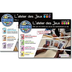 Pack L'atelier des jeux (2 jeux) cycles 2 et 3 : Maths en-vie