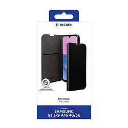 BIGBEN Étui Folio Galaxy A16 4G/5G - Noir