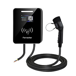 Ferrastar Chargeur EV voiture électronique 7KW Station de recharge - 7KW - Écran digital - Bluetooth - Ferrastar - Noir