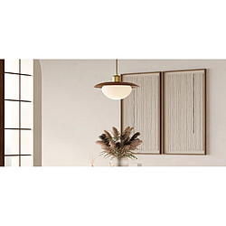 Acheter ICONIK INTERIOR Lampe Suspendue au Plafond - Bois - Quinci Naturel