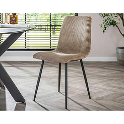 Avis Lisa Design Iris - Lot de 4 chaises - Latte