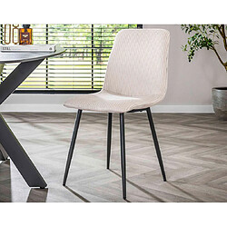 Avis Lisa Design Chaises Iris - Lot de 4 - Blanc