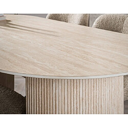 Lisa Design Maeva Table à Manger 180 cm - Bois