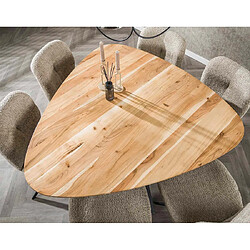 Avis Lisa design Makana table à manger - Bois et noir