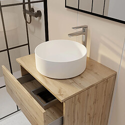 AURLANE TIMBER - Meuble salle de bain 60 cm