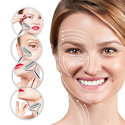 Rouleau masseur facial en alliage de zinc pas cher