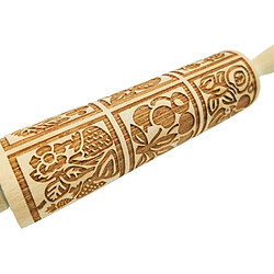 Vendos85 Rouleau à Pâtisserie Rouleau à Pâtisserie de Noël