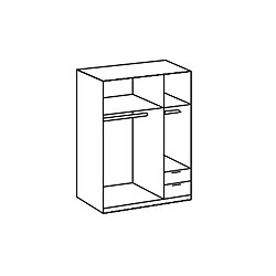 Pegane - Armoire de Rangement, Graphite