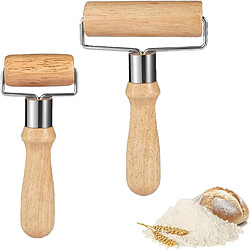 Vendos85 rouleau à pâte en bois Convient pour étaler la pâte à la main, les pizzas, les desserts et les peaux de quenelles