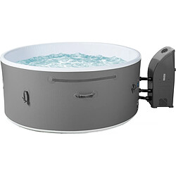 Habitat Et Jardin Spa semi rigide Venise - 5 places - Blanc/Gris