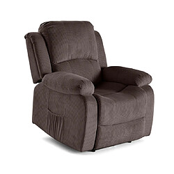 Bestmobilier Fauteuil de relaxation Armand - Marron