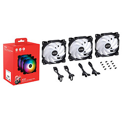 XPG VENTO 120 ARGB PWM Boitier PC Ventilateur 12 cm Noir 3 pièce(s)