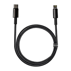 Baseus Câble USB-C-Lightning 20W - 2m Noir