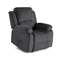 Bestmobilier Armand Fauteuil relax - Gris