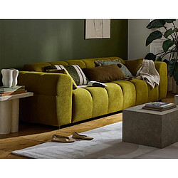 Lisa design canapé droit 3 places - Vert