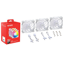XPG VENTO 120 ARGB PWM Boitier PC Ventilateur 12 cm Blanc 3 pièce(s)