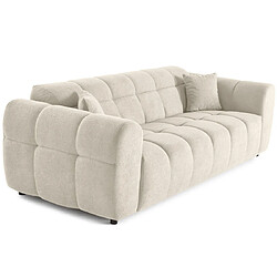 Lisa design canapé droit Ray 3 places - Beige