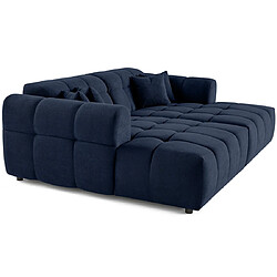 Lisa design Canapé droit 4 places - Bleu
