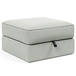 Inside 75 Pouf-coffre tissu - Ecru