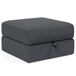 Inside 75 Pouf-coffre tissu - Gris