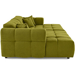 Acheter Lisa design Canapé droit 4 places - Vert