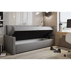 TRADA Lit Tokio 80x200 cm - Gris