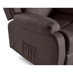 Acheter Bestmobilier Fauteuil relax électrique Armand - Marron