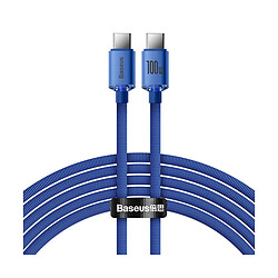Baseus Câble USB-C Crystal Shine - Bleu - 2m