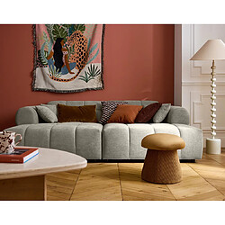 Lisa design Canapé droit Ray 4 places - Gris