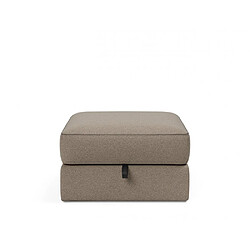 Inside 75 Pouf coffre tissu - Taupe