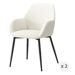 moloo GABIN-Fauteuil de table - Ecru