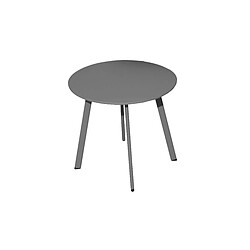 Proloisirs Massai - Table basse de jardin 40 cm - Graphite