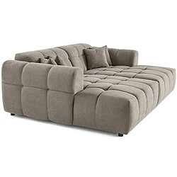 Lisa design Canapé droit Ray 4 places - Gris