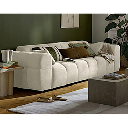 Lisa design canapé droit Ray 3 places - Beige