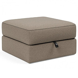 Inside 75 Pouf coffre tissu - Taupe