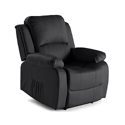 Bestmobilier Fauteuil relax électrique - Noir