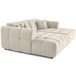 Lisa design Canapé droit 4 places - Beige