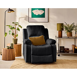 Bestmobilier Fauteuil relax électrique - Noir