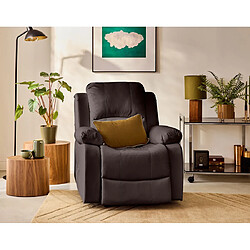 Bestmobilier Fauteuil relax électrique Armand - Marron